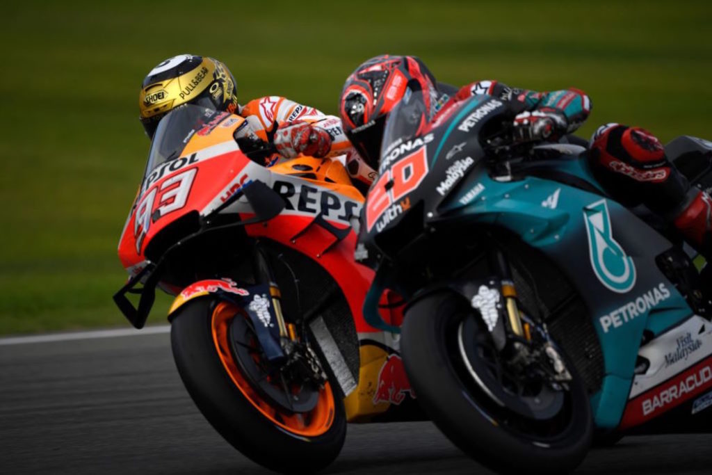 Quartarato e Marquez, MotoGP Valencia 2019