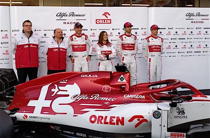 Alfa Romeo Racing ORLEN C39 : ecco le foto e il video della nuova monoposto